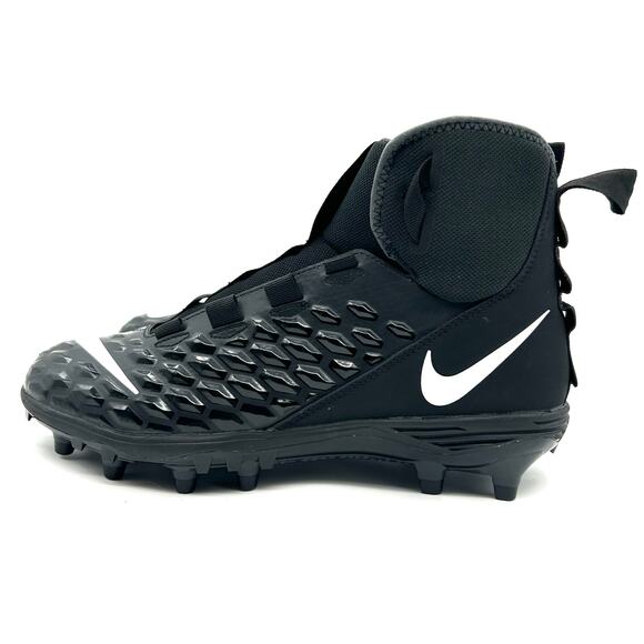 NWOT Nike Force Savage Varsity 2 Men's Football Cleats Size 10 Black AQ8155-001 - Picture 1 of 9